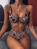 Image of 2019 New top sexy solid swimwear push up bikini bandage sport suit high cut bathing suit bandeau swimsuit women bikini set 2507