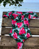 Image of 2020 New Sexy Off The Shoulder Solid Swimwear Women One Piece Swimsuit Female Bathing Suit Ruffle Monokini Swim Wear XL