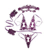 Image of 4Pcs/Set Porn Sex Babydoll Chemise Lingerie Sexy Hot Erotic Transparent Sexy Costumes Open Crotch Sexy Underwear Sexy Lingerie