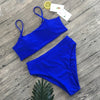 Image of AIUJXK New 2019 Summer Sexy Lingerie Women High Waist Biquini Pink Bra Set Woman Swimwear 2 Piece Swimsuit Underwear Bating Suit