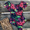 Image of Ashgaily Black Lace Flounce Off Shoulder Swimsuit Women Sexy Bodysuit Monokini Swimwear Ruffle One Piece Swimsuit Bathing Suit