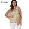 Image of BHflutter Women Blouses Plus Size 2019 New Style Batwing Casual Summer Blouse Shirt Woman Boho Chiffon Shirts Tops Chemise Femme