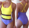 Image of Bkning 4XL 5XL Large Size Swimsuits Push Up Swimwear Women Plus Monokini One 1 Piece Swimsuit Striped Underwire Bathing Suit