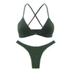 Image of De Monarchia Sexy Lingerie Set Cotton Thin Screw Thread Push Up Bra Set beauty back Women Bra Panties Set Comfort Underwear