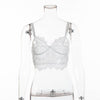 Image of Elegant Chic Bralette Sexy Eyelash Lace Crop Top Women Lingerie Dropshipping Suppliers Underwear Camisole Cami Tank Top