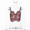 Image of Elegant Chic Bralette Sexy Eyelash Lace Crop Top Women Lingerie Dropshipping Suppliers Underwear Camisole Cami Tank Top