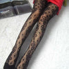 Image of Fashion Womens Lady Girls Black Sexy Fishnet Pattern Jacquard Stockings Pantyhose Tights skull Woman 1pcs dww36