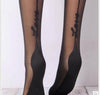 Image of Fashion Womens Lady Girls Black Sexy Fishnet Pattern Jacquard Stockings Pantyhose Tights skull Woman 1pcs dww36
