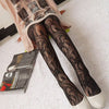 Image of Fashion Womens Lady Girls Black Sexy Fishnet Pattern Jacquard Stockings Pantyhose Tights skull Woman 1pcs dww36