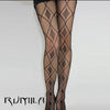 Image of Fashion Womens Lady Girls Black Sexy Fishnet Pattern Jacquard Stockings Pantyhose Tights skull Woman 1pcs dww36