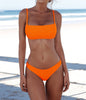 Image of Hot Sexy Bikini Set Two Piece Swimsuit Bikinis Swimwear Women Solid Biquini Popular Female Swimming Suit Beachwear Bathing Suit