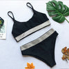 Image of Neon green micro bikini 2020 bathing suit Sexy push up swimsuit female bathers Triangle shiny swimwear women swim suit biquinis