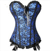 Image of New Sexy Gothic Satin Lingerie Lace Corset Top + G-string + Skirt Bustier Mini Tutu Wedding Dress Costume Black Corset S-6XL