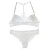 Image of Norns women lace lingerie set plus size bra push up beautiful underwear Seamless female front closure bras sexy lingerie set