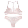 Image of Norns women lace lingerie set plus size bra push up beautiful underwear Seamless female front closure bras sexy lingerie set