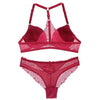 Image of Norns women lace lingerie set plus size bra push up beautiful underwear Seamless female front closure bras sexy lingerie set