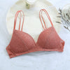 Image of Perfering Black Bra Wire Free Push Up Sexy Women Bras Lace Bralette Lingerie Small Breast Adjusts A B C Bra Female Underwear