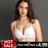 Image of Perfering Black Bra Wire Free Push Up Sexy Women Bras Lace Bralette Lingerie Small Breast Adjusts A B C Bra Female Underwear