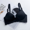 Image of Seamless Bras for Women Push Up Wire Free Adjustable Sexy Bra Straps Bright Summer Lingerie Bras Solid Breathable Underwear