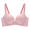 Image of Seamless Bras for Women Push Up Wire Free Adjustable Sexy Bra Straps Bright Summer Lingerie Bras Solid Breathable Underwear