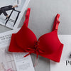 Image of Sexy Deep U Bras For Women Push Up Lingerie Seamless Bra Wireless Bralette Plunge Bow Brassiere Female Underwear Intimates #D