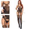 Image of Sexy V-Neck Costumes catsuit underwear Erotic Open Crotch Bodystocking Teddy Lingerie Crotchless BabyDoll lingerie porno for sex