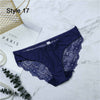 Image of Summer Swimwear Women Bikini Panties Sexy Lace Seamless Briefs Swimsuit Beachwear Low Waist Bathing Bottoms for Sleeping
