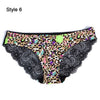 Image of Summer Swimwear Women Bikini Panties Sexy Lace Seamless Briefs Swimsuit Beachwear Low Waist Bathing Bottoms for Sleeping