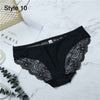 Image of Summer Swimwear Women Bikini Panties Sexy Lace Seamless Briefs Swimsuit Beachwear Low Waist Bathing Bottoms for Sleeping