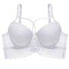 Image of Ultra Thin Lace Fly Bra Female Brassiere Lingerie Plus Size C D Cup Push Up Seamless Comfortable Full Coverage Unlined Bra 2019
