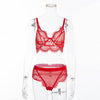 Image of Woman Sexy Set Erotic Lace Bridal Lingerie Sexy Erotic Woman Holding Sexy Costumes Honeymoon Erotic Net Bra Deguisements Femmes