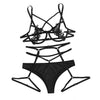 Image of Women Lingerie Corset Lace Underwire Racy Muslin Sleepwear Underwear Tops and Briefs Fashion Sous Vetement Femme Sexy Ensemble