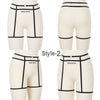 Image of Women Sexy Leg Harness Garter Belt Elastic Cage Hollow Leg Gothic Suspender Strap Underwear Leg Strap Garte