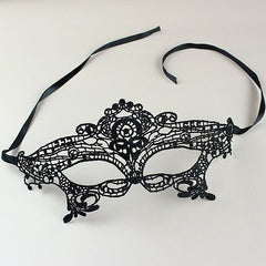 1/2pcs Black Women Sexy Lace Eye Mask Cover Hollow Out Party Masks Costumes Nightclub Cosplay Sexy Lingerie Babydoll Erotic