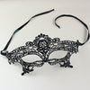 Image of 1/2pcs Black Women Sexy Lace Eye Mask Cover Hollow Out Party Masks Costumes Nightclub Cosplay Sexy Lingerie Babydoll Erotic