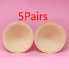 Image of 1/3/5Pair Woman Swimsuit Pads Sponge Foam Push Up Enhancer Chest Cup Breast Bikini Swimwear Inserts Bra Pad Intimate Accessories