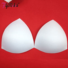 1 Pair/Lot Women Intimates Accessories Triangle Sponge Swimsuit Breast Push Up Pads Chest Enhancers White Thin Bra Foam Insert