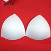 Image of 1 Pair/Lot Women Intimates Accessories Triangle Sponge Swimsuit Breast Push Up Pads Chest Enhancers White Thin Bra Foam Insert