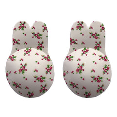 1 Pair Silicone Adhesive Women Invisible Push Up Bras Nipple Cover Breast Pasties Reusable Lift Up Tape Rabbit Bra Strapless Bra