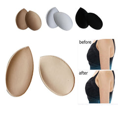 1Pair Insert Push Up Removeable Breast Pad Sexy Bra Enhancer Bra Pads Underwear Swimsuit Bikini Padding Foam Bra Inserts