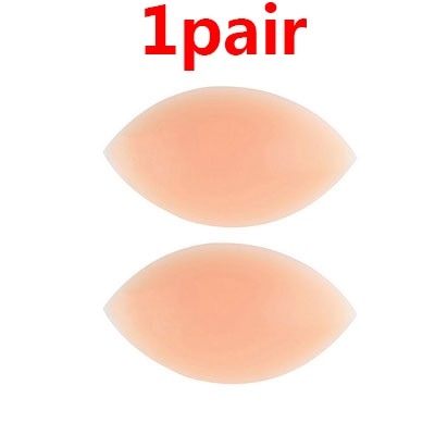 1Pair Soutien Gorge Silicone Gel Bra Insert Pads Breast Enhancer Padding for Bra Women Bikini Swimwear Invisible Sopnge Bra Pads