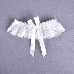 1pc Women Girl Sexy Lace Floral Bowknot Wedding Party Bridal Lingerie Leg Garter Belt Suspender