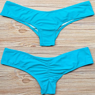 2018 New 8 Color Swimwear Bikinis Bottom Women Brazilian Beach Bathing Push Up V Style Swimsuit Bikini Thong bikins Bottom