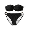 Image of 2018 solid Underwire Low Waist Swimsuit Beachwear Women Female Bikini Set Swimwear Push-Up Padded Bra biquini