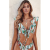 Image of 2019 Beach Cover Up Chiffon Swimsuit Beach Dress Swimwear Women Bikini Summer Ladies Cover-Ups Bathing Suit Beach Wear Tunic