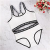 Image of 2019 Cotton Thin Screw Thread Push Up Bra Set Japanese Lingerie Set beauty back Women Bra Panties Set Comfort Underwear