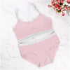 Image of 2019 Cotton Thin Screw Thread Push Up Bra Set Japanese Lingerie Set beauty back Women Bra Panties Set Comfort Underwear