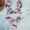 Image of 2019 New Bikini Beach Skirt Tunics for Beach Long Leaves Print Bikini Cover up Robe de Plage Sarong Beach Swimsuit cover-ups