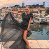 Image of 2019 New Bikini Beach Skirt Tunics for Beach Long Leaves Print Bikini Cover up Robe de Plage Sarong Beach Swimsuit cover-ups