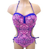 Image of 2019 New Bikini Womens Underwired One Piece Swimsuit Retro Vintage Tribal Print  Swimwear for Women Monokini Swimsuit